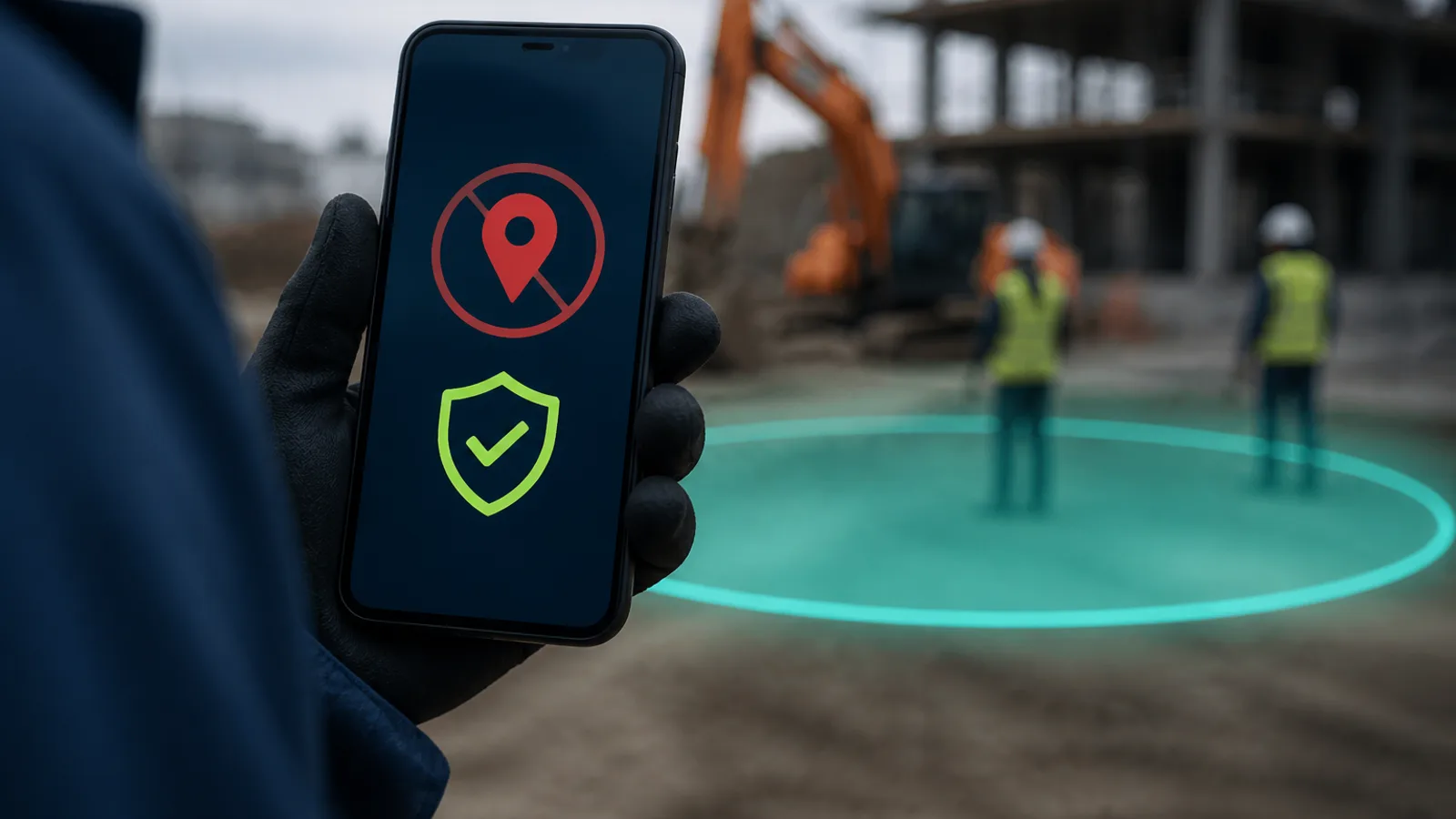 Field attendance check blocked when a mock location does not match the assigned geo-fence