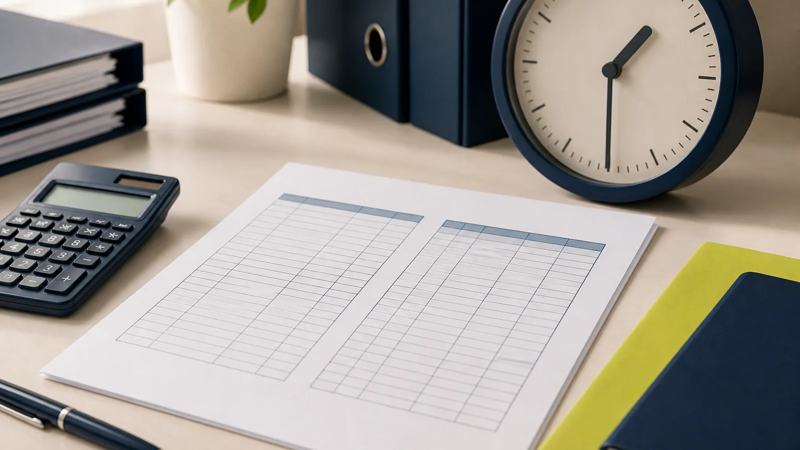 Payroll worksheet showing a late arrival marked half-day on the same row as approved overtime hours