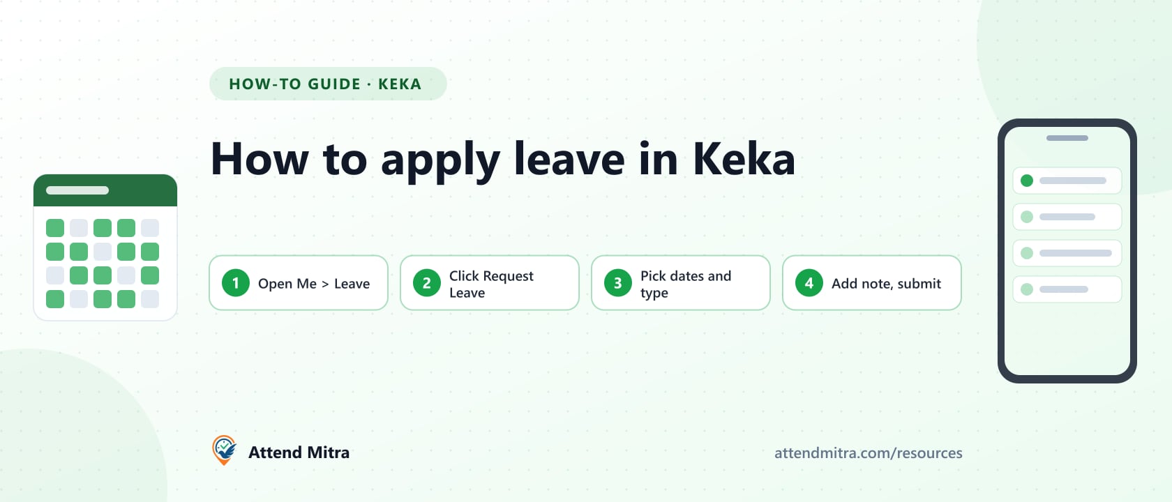 How to apply leave in Keka from the leave summary and the Keka app home screen
