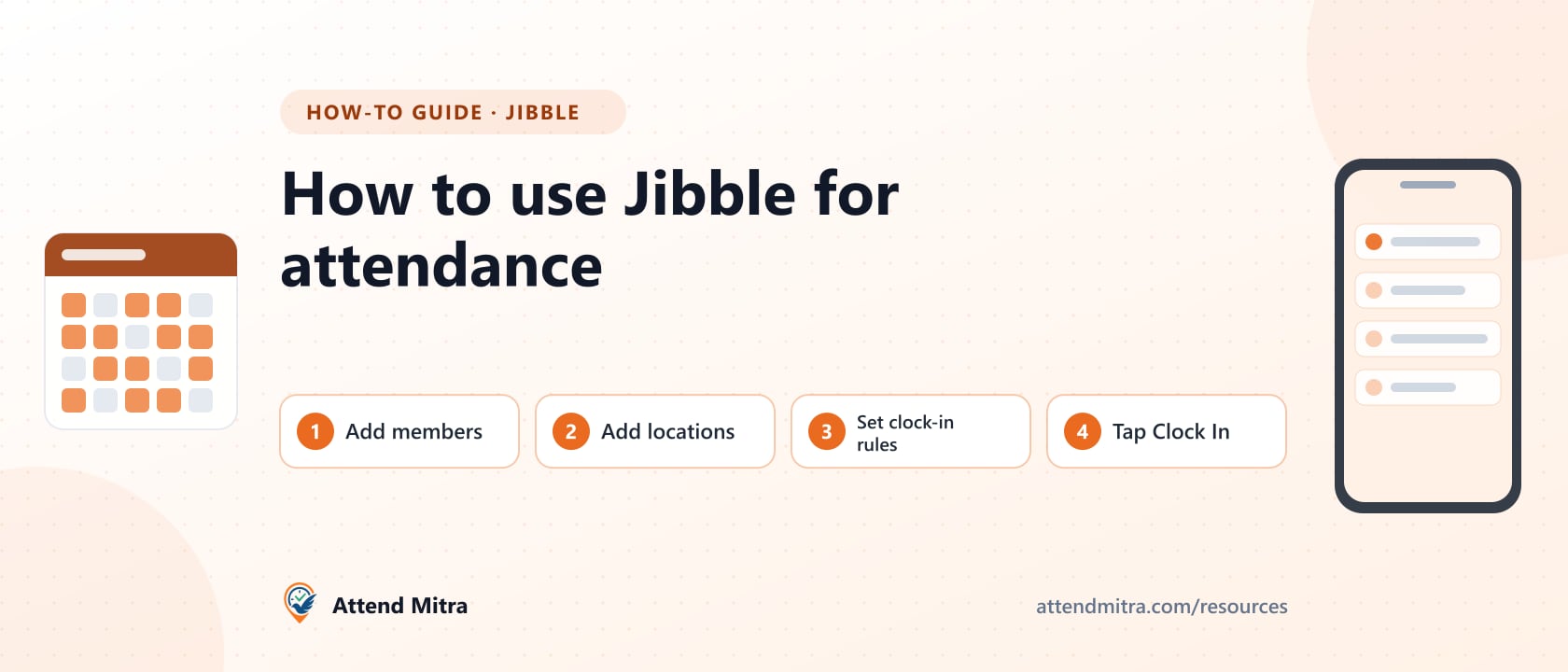 How to use Jibble for attendance: adding members, a geofenced location and a tablet kiosk clock-in