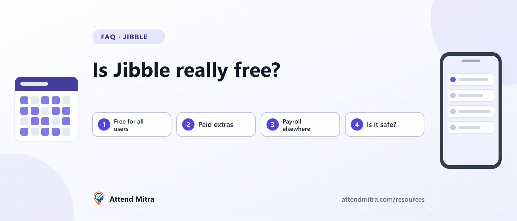 Is Jibble really free: Jibble's free plan features compared with paid plans and payroll needs in India